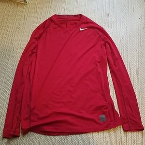Large NIKE PRO DriFit long sleeve Mens shirt